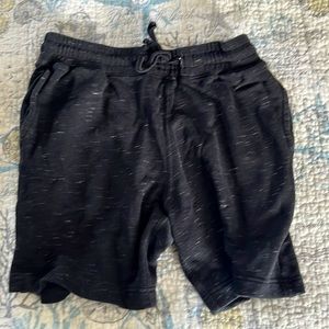 Black H & M shorts, mid length size medium